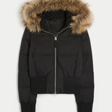 Adèle – Manteau matelassé d’hiver femme avec capuche amovible