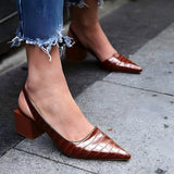 Xela | Talons Épais Confortables