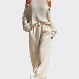 Sara - Ensemble moderne en tricot et lin