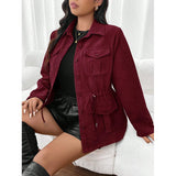Mireya | Veste en velours côtelé avec poches pour femme