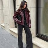 Esme | Veste rouge vintage pour femme