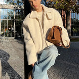 Nereida | Veste courte zippée et col à revers pour femme