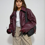 Esme | Veste rouge vintage pour femme
