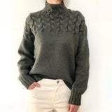 Jacklynn | Pull en maille à col roulé pour l'hiver pour femme