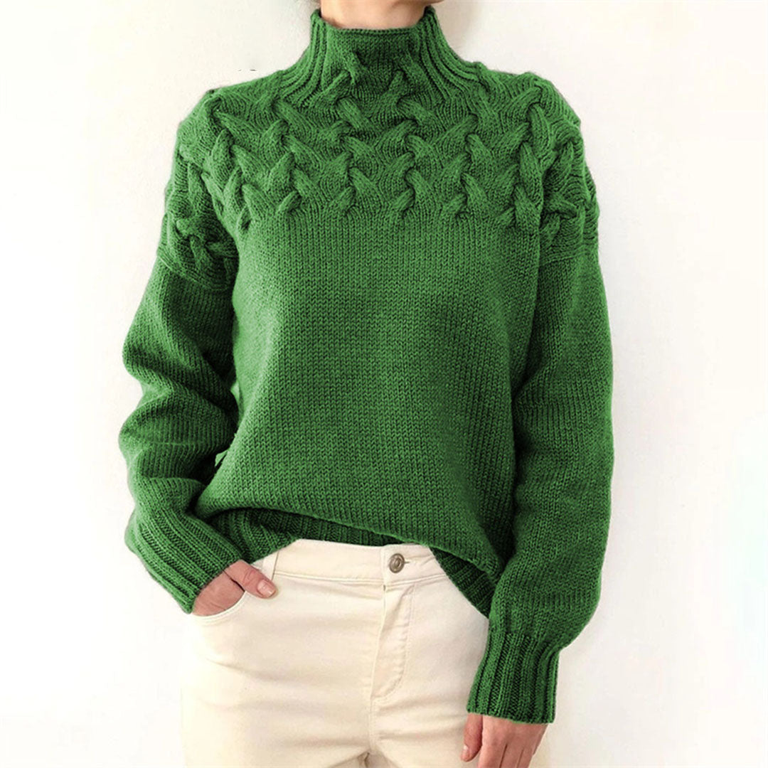 Jacklynn | Pull en maille à col roulé pour l'hiver pour femme