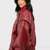 Selene | Veste rouge élégante pour femme