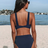 Karma | Ensemble de bikinis élégants à taille haute pour femmes