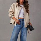 Indigo | Blouson aviateur oversize pour femme