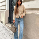 Ornella | Blazer court élégant à coupe classique pour femme