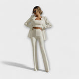 Selina – Ensemble trois pièces veste, haut et pantalon