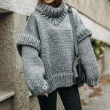 Daisy | Pull col roulé surdimensionné et confortable