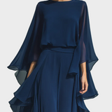 Aurora - Ensemble Élégant en Chiffon avec Volants