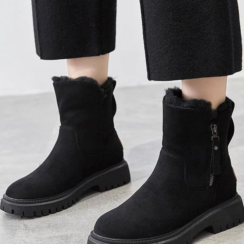 Bottes D’Hiver Pour Femme Avec Doublure En Polaire