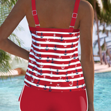Maillot De Bain Imprimé Short À Bretelles