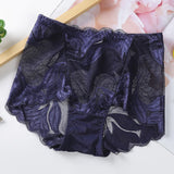 Culotte sexy en dentelle de couleur unie