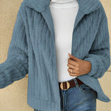 Elif | Manteau en peluche au style décontracté et confortable pour femme