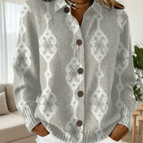 Gilet Col Polo Simple Rangée