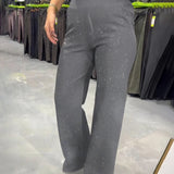 Pantalon Large Tendance Et Décontracté