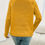 Pull Uni Manches Raglan Boucle Point De Câble