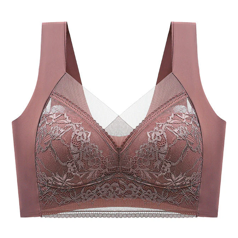 👙 Super Confortable Et Doux Soutien-Gorge Dentelle Pour Femmes Sans Armature