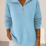 Pull Tendance À Demi-Zip