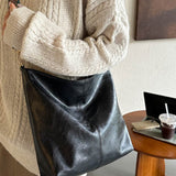 Sac seau vintage à bandoulière de grande capacité