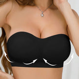 Soutien-Gorge Sans Bretelles Et Sans Armatures Avec Fermeture Latérale Croisée