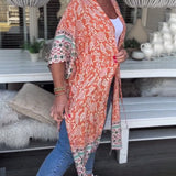 Manteau de plage de vacances imprimé à la mode