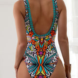 Combinaison de Bain à motifs Floraux de Plage