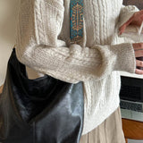 Sac seau vintage à bandoulière de grande capacité