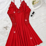 Chemise De Nuit Sexy Jarretelle