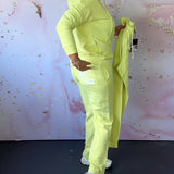 Ensemble deux pièces sweat à capuche et pantalon uni