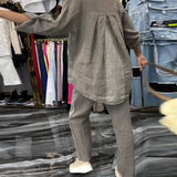 Costume Col Montant Poche Décontracté