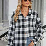 Oakley | Chemise à carreaux à manches longues pour femme