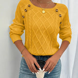 Pull Uni Manches Raglan Boucle Point De Câble
