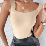 🔥Débardeur Gainant À Col En U Avec Soutien-Gorge Intégré