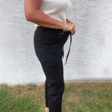 Pantalon Uni Décontracté Extensible