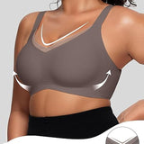 Soutien-Gorge Sans Armature Pour Femme En V Mesh – Bralette Confortable Et Offrant Un Bon Maintien