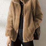 Nora | Manteau en peluche avec finition chaude pour femme