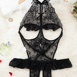 Sous-Vêtement Sexy En Dentelle Avec Décolleté
