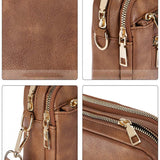 Sac bandoulière zippé multifonctionnel