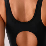 Maillot De Bain Une Pièce Color-Block Imprimé