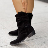 Léonie – Bottes mi-mollet femme d’hiver style intemporel