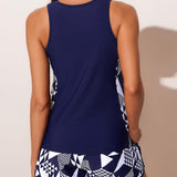 Bikini Poche Short Imprimé Plage