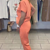 Ensemble Décontracté Pantalon Court Imprimé