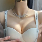 Soutien-Gorge Sans Couture Et Sans Armatures Avec Dos Décoratif