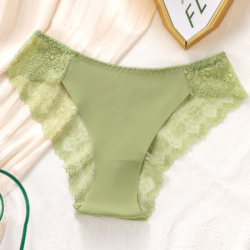 Ensemble De Culotte En Dentelle Pour Femme Avec Contraste En Dentelle
