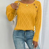 Pull Uni Manches Raglan Boucle Point De Câble