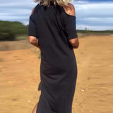 Robe Mode Décontractée Dénudée Slim
