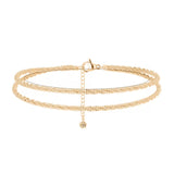 🏖️ Bracelets De Cheville Femme Kc Or & Argent Sterling